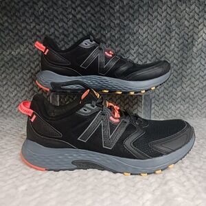 New Balance 410v7 Men's Trail Sneakers Black Navy Orange Athletic Shoes Size 10